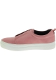 Steve Madden Chaussures slip-on platform sans lacets pour femme satin rose