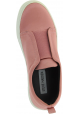 Steve Madden Chaussures slip-on platform sans lacets pour femme satin rose