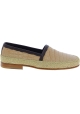 Dolce&Gabbana Mocassins mode pour homme en cuir crocodile beige et violet