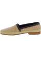 Dolce&Gabbana Mocassins mode pour homme en cuir crocodile beige et violet