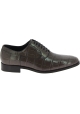 Chassures derbies Dolce&Gabbana en cuir de crocodile gris