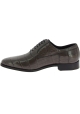 Chassures derbies Dolce&Gabbana en cuir de crocodile gris