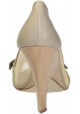 Talon à bout overt Stella McCartney en Simili cuir beige