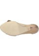 Talon à bout overt Stella McCartney en Simili cuir beige