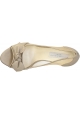 Talon à bout overt Stella McCartney en Simili cuir beige