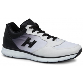 Sneakers Hogan baskets homme en cuir blanc 