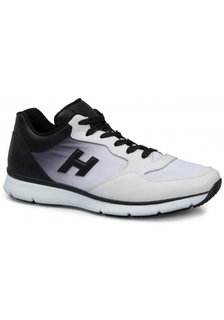 Sneakers Hogan baskets homme en cuir blanc 