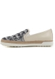 Slips-on Tod's femme en paiette bleu et cuir beige