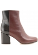 Booties Maison Martin Margiela en cuir bicolore