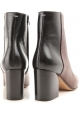 Booties Maison Martin Margiela en cuir bicolore