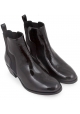 Bottines à talon bas Pierre Hardy en cuir verni noir