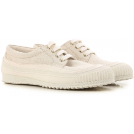 Sneakers Hogan pour femme en beige fabric