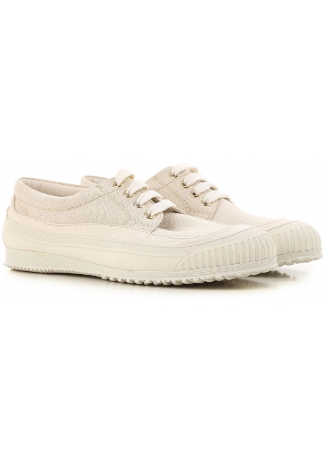 Sneakers Hogan pour femme en beige fabric