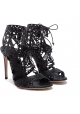 Sandales à talons hauts Casadei femme en cuir noir