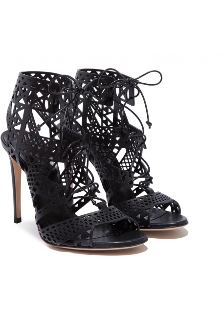 Sandales à talons hauts Casadei femme en cuir noir