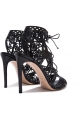 Sandales à talons hauts Casadei femme en cuir noir