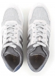 Sneakers Hogan homme en cuir gris et blanc cassé