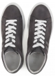 Sneakers Hogan pour homme en cuir retournée gris