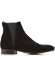 Dolce&Gabbana Boots Homme en peau Retournée noir avec zip