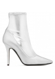 Giuseppe Zanotti Stiletto Bottines mi-mollet pour femme en cuir nappa argent