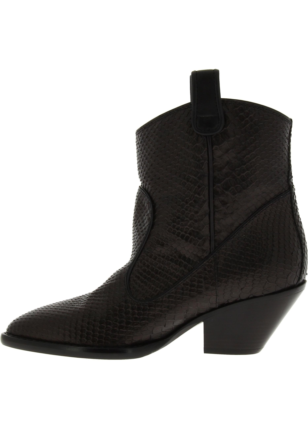 bottes femme mi mollet marron
