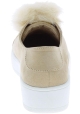 Steve Madden Baskets sans lacets à plateforme pour femmes en daim beige